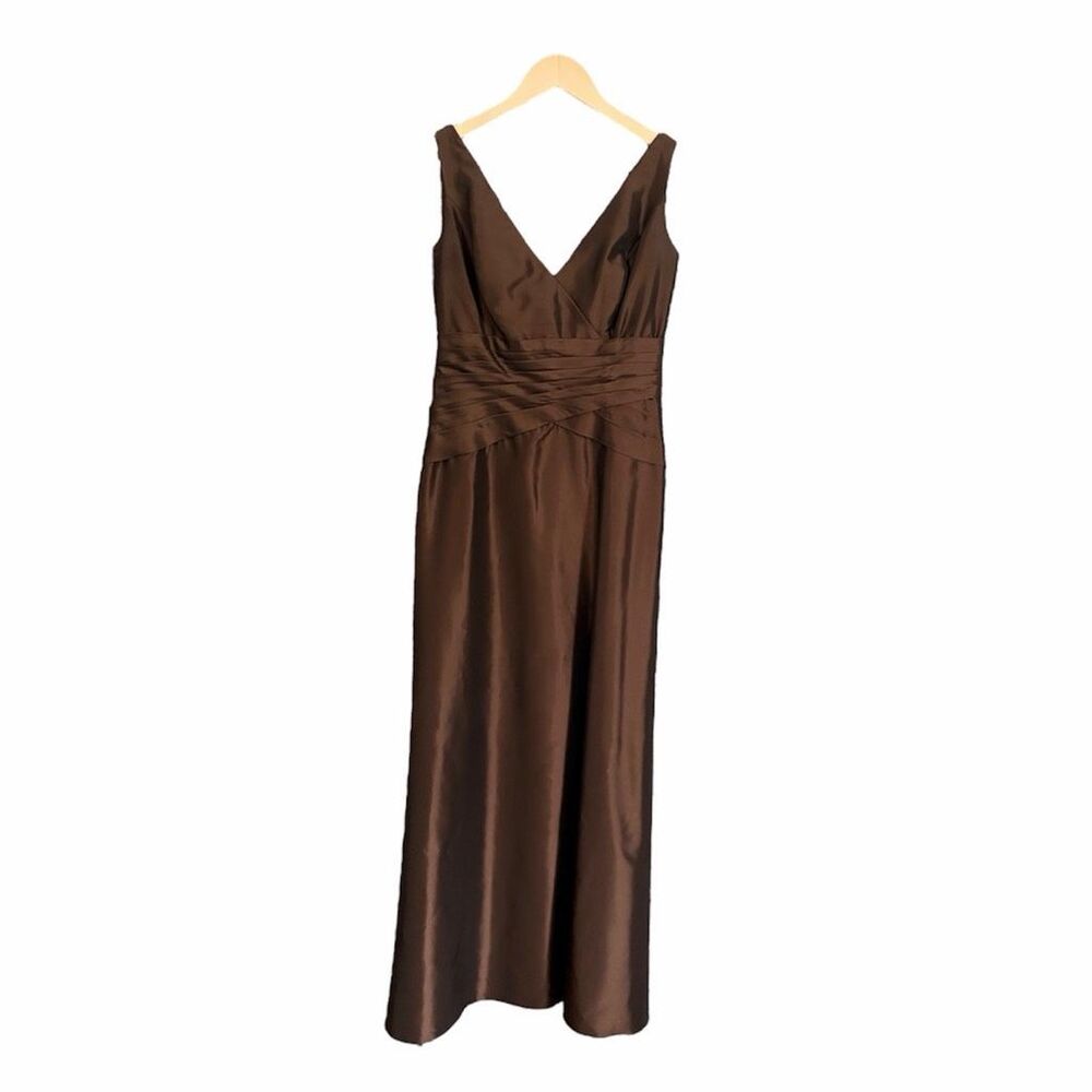 Belsoie Custom Gown Chocolate Brown Mother of the Bride